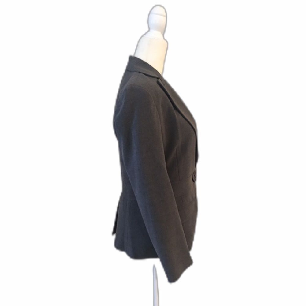 Max Studio Gray Button Blazer - Picture 4 of 8